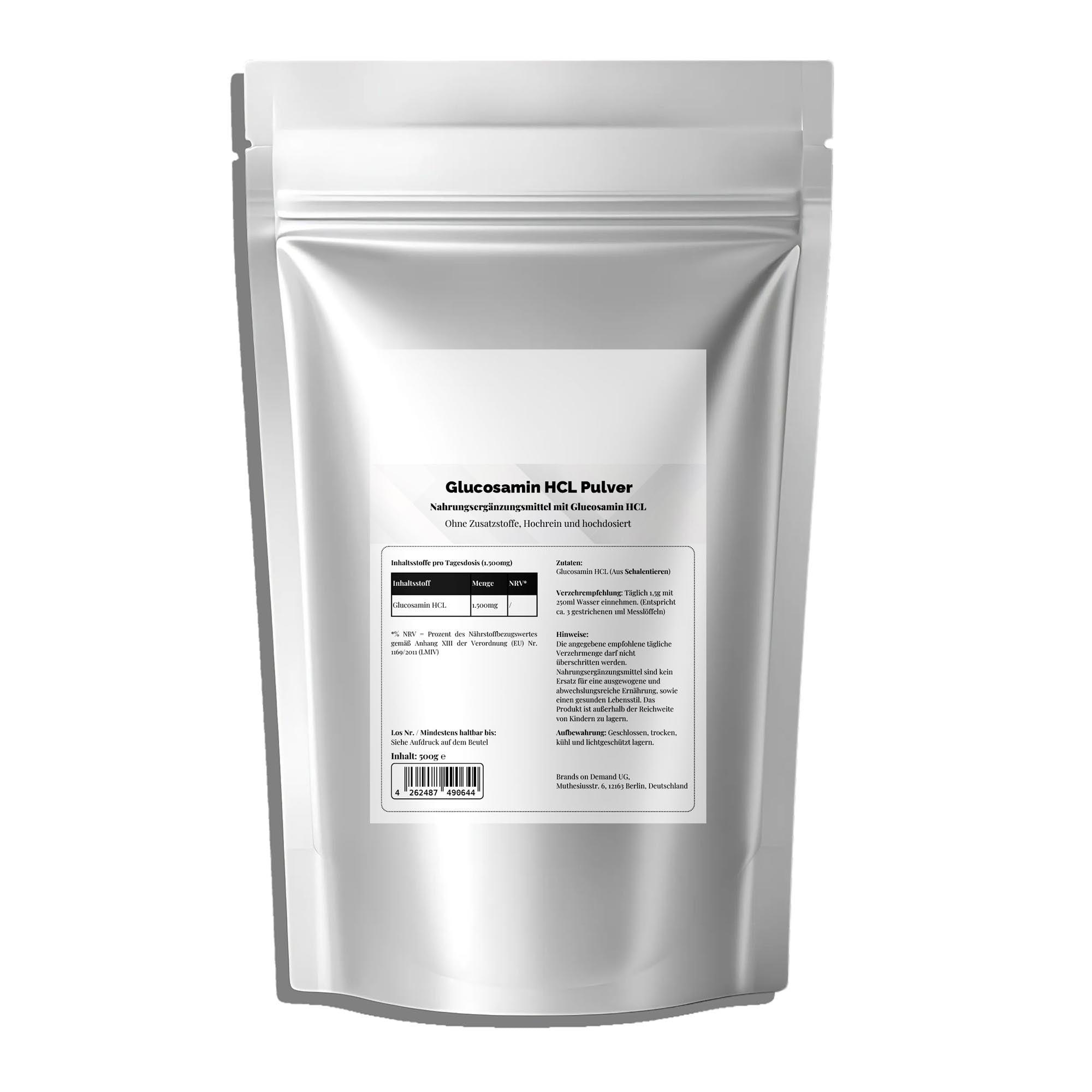 Glucosamine Powder - 500g Doypack